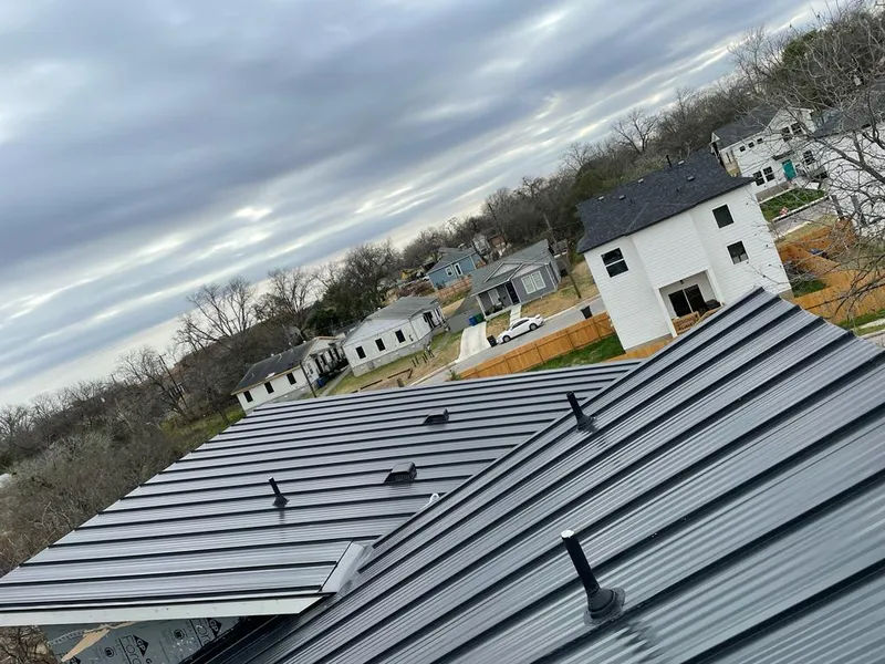 Standing seam metal roof panels with vents for Skylight Repair in Bridgewater